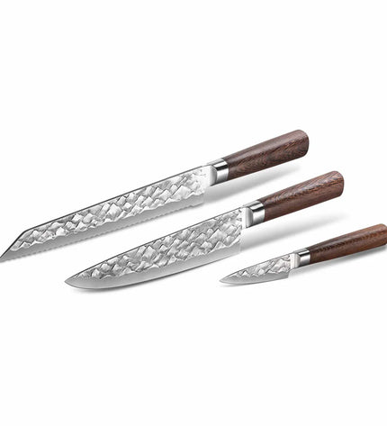 BARE Cookware 3 Delige Westerse Messenset - BARE Cookware