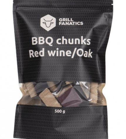 Grill Fanatics Grill Fanatics - BBQ Chunks Rode Wijn/Eiken