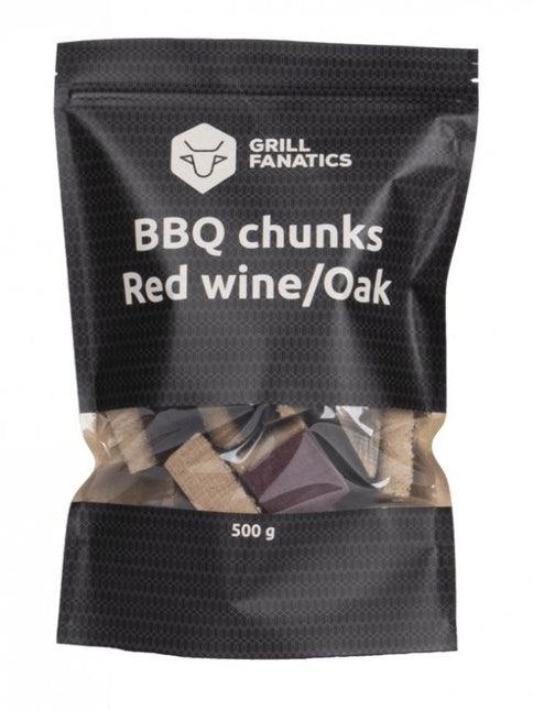 Grill Fanatics Grill Fanatics - BBQ Chunks Rode Wijn/Eiken