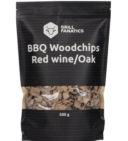 Grill Fanatics Grill Fanatics - BBQ Snippers Rode Wijn/Eiken