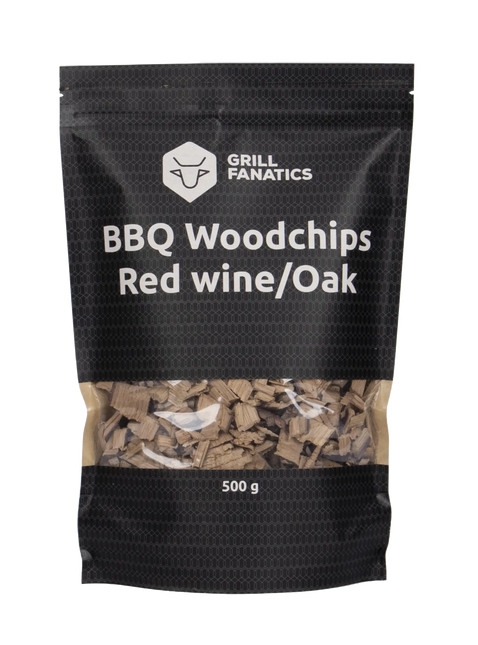 Grill Fanatics Grill Fanatics - BBQ Snippers Rode Wijn/Eiken