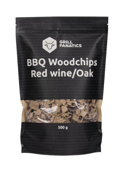 Grill Fanatics Grill Fanatics - BBQ Snippers Rode Wijn/Eiken