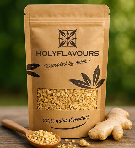 HolyFlavours Gember Stukjes 3-6 mm Biologisch