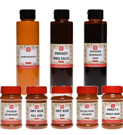 Van Beekum Specerijen Basis BBQ Kruidenpakket