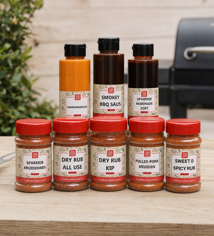 Van Beekum Specerijen Basis BBQ Kruidenpakket