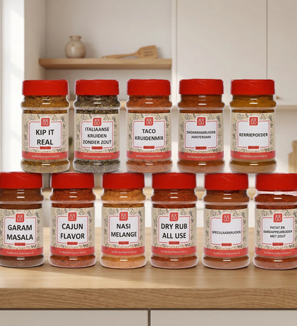 Van Beekum Specerijen Basis Kruidenmixen Pakket