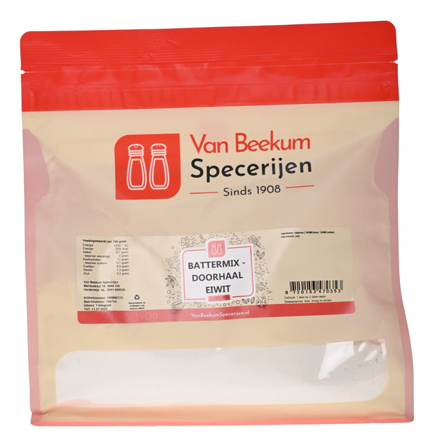 Van Beekum Specerijen Battermix - Doorhaal Eiwit