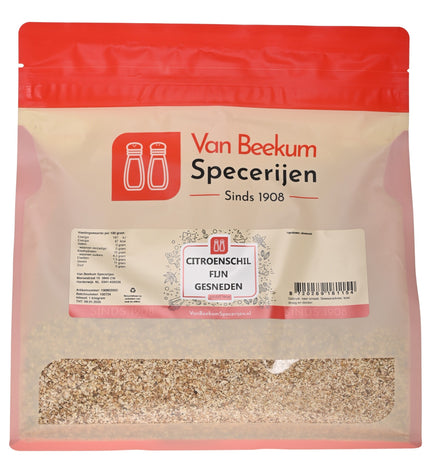 Van Beekum Specerijen Citroenschil Fijn Gesneden