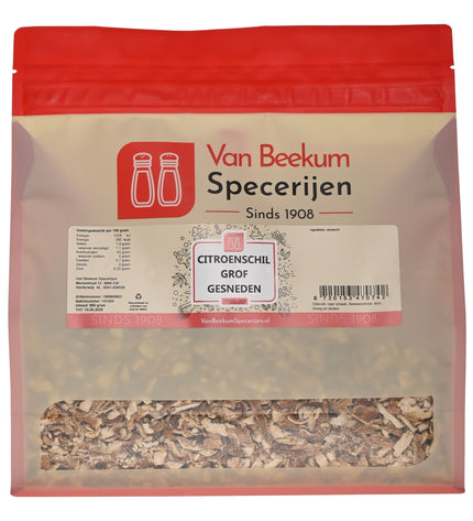 Van Beekum Specerijen Citroenschil Grof Gesneden