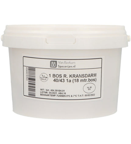 Van Beekum Specerijen Halal Runderdarm 40/43 (Bos 18 Meter)