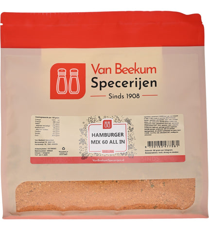 Van Beekum Specerijen Hamburger Mix 60 All In