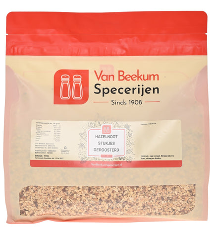 Van Beekum Specerijen Hazelnoot Stukjes Geroosterd