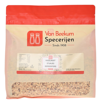 Van Beekum Specerijen Hazelnoot Stukjes Geroosterd