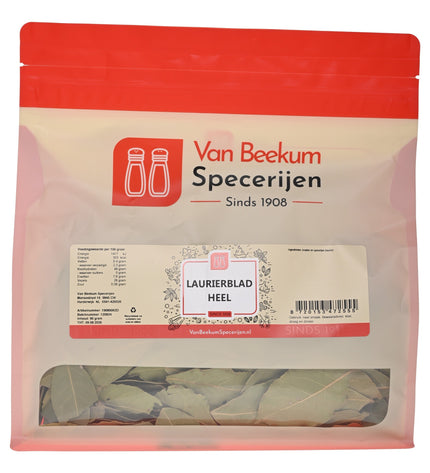 Van Beekum Specerijen Laurierblad Heel