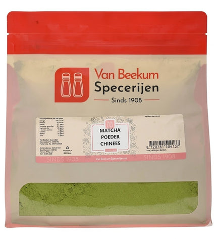 Van Beekum Specerijen Matcha Poeder Chinees