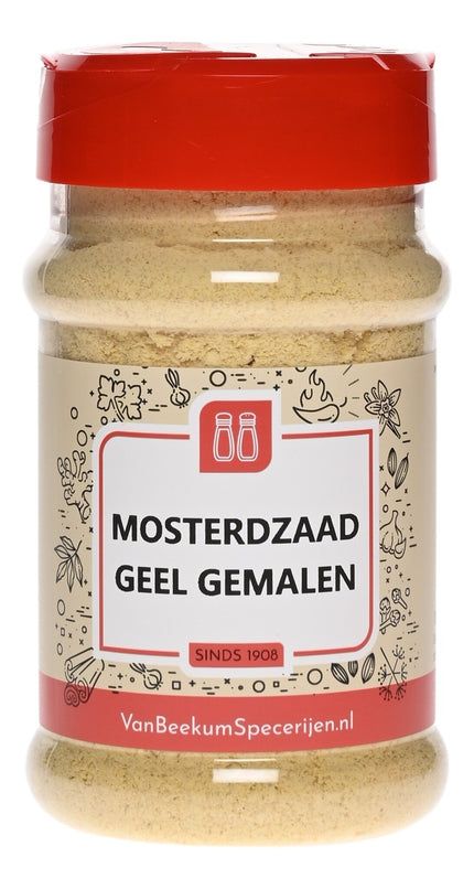 Van Beekum Specerijen Mosterdzaad Geel Gemalen