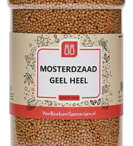 Van Beekum Specerijen Mosterdzaad Geel Heel