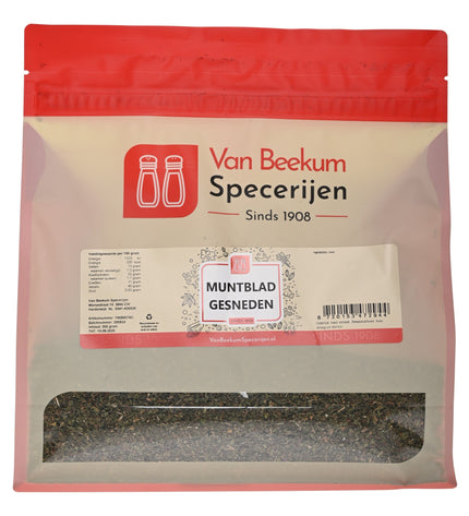 Van Beekum Specerijen Muntblad Gesneden