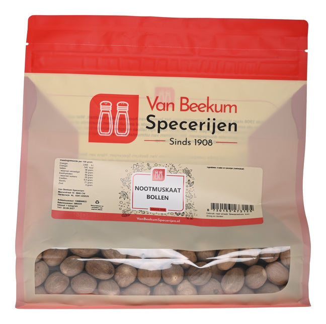Van Beekum Specerijen Nootmuskaat Bollen