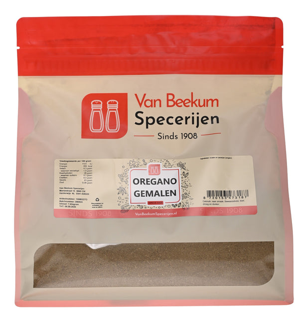Van Beekum Specerijen Oregano Gemalen
