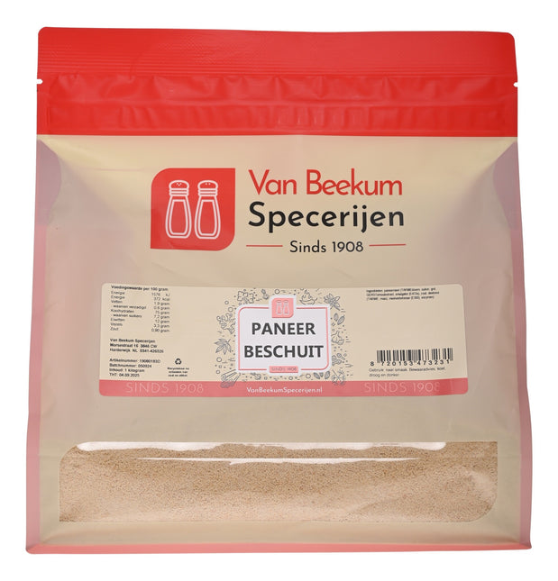 Van Beekum Specerijen Paneer Beschuit