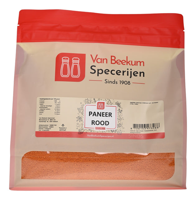 Van Beekum Specerijen Paneer Rood