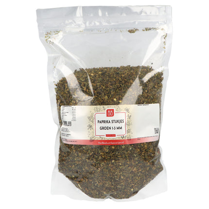 Van Beekum Specerijen Paprika Stukjes Groen 1-3 mm