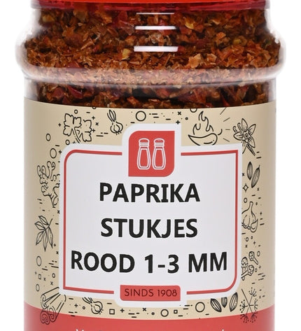 Van Beekum Specerijen Paprika Stukjes Rood 1-3 mm