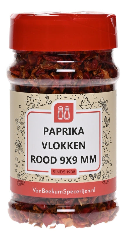 Van Beekum Specerijen Paprika Vlokken Rood 9x9 mm