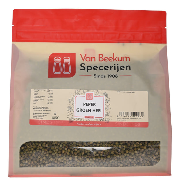 Van Beekum Specerijen Peper Groen Heel