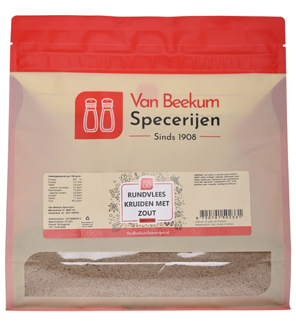 Van Beekum Specerijen Rundvlees Kruiden Met Zout