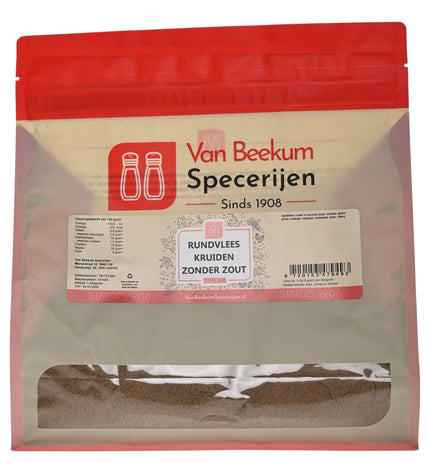 Van Beekum Specerijen Rundvlees Kruiden Zonder Zout