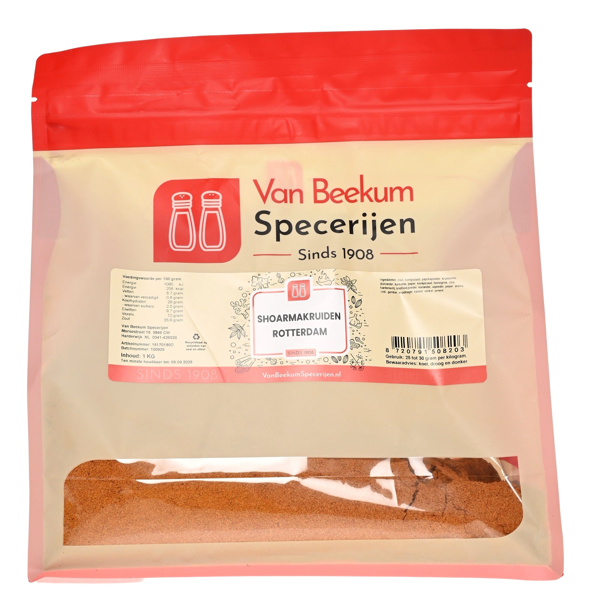 1 KG (hersluitbare stazak)