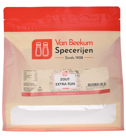 Van Beekum Specerijen Zout Extra Fijn